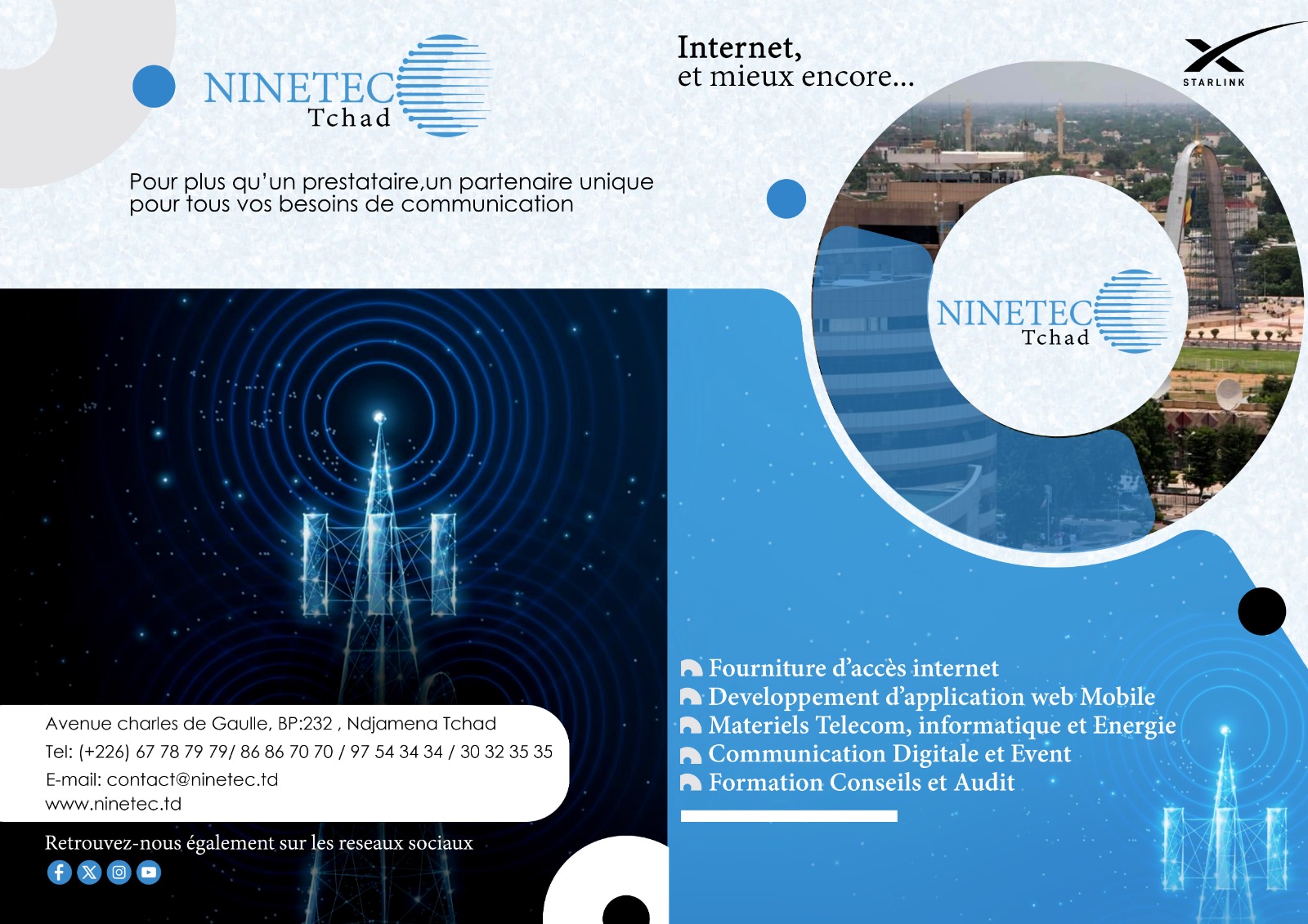 À propos de NINETEC Tchad